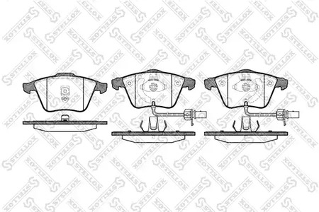 Комплект тормозных колодок дискового тормоз STELLOX 975 002B-SX